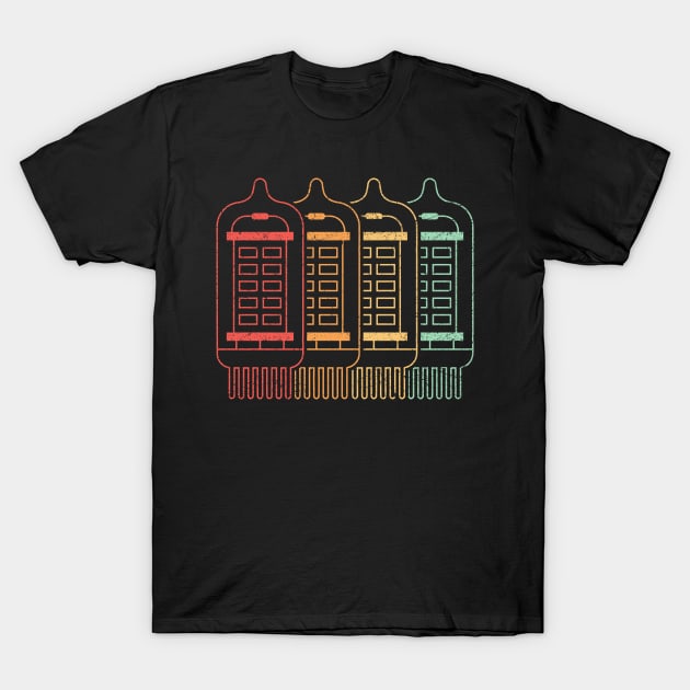 Analog Vacuum Tube Audio Engineer T-Shirt by All-About-Words